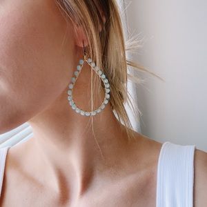Francesca’s Blue Teardrop Earrings